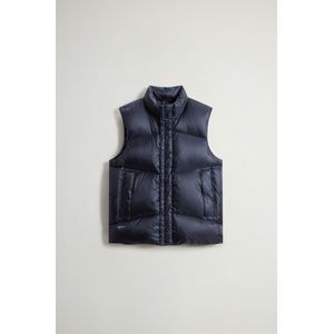 Woolrich heren Gewatteerde bodywarmer van gerecyclede Pertex Quantum-nylon Blauw Grootte 3XL
