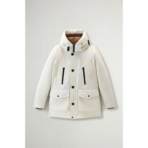 Woolrich heren Arctic Parka Evolution van Ramar Cloth Wit Grootte L
