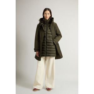 Woolrich dames 3-in-1-Parka van Ramar Cloth Groen Grootte L