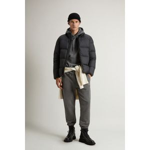 Woolrich heren Cloud-donsjack van microvezel Zwart Grootte 3XL