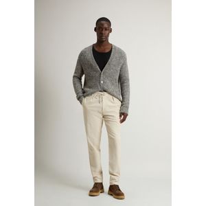 Woolrich heren Achteraf geverfde corduroy Milton-broek Beige Grootte L