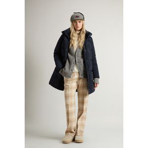 Woolrich dames Lang donsjack Kelly Blauw Grootte L