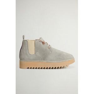 Woolrich dames Hugger-enkellaarsjes van suède Grey Grootte 38