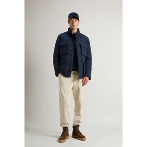 Woolrich heren Cloud-jas met opstaande kraag Blauw Grootte 3XL
