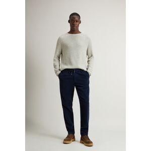 Woolrich heren Achteraf geverfde corduroy Milton-broek Blauw Grootte 3XL