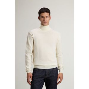 Woolrich heren Coltrui van zuivere lamswol Wit Grootte S