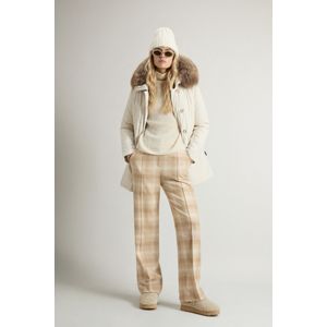 Woolrich dames Arctic Parka van Urban Touch met afneembaar bont Wit Grootte S