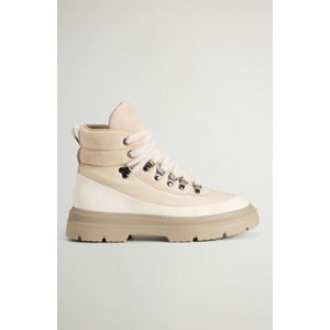 Woolrich dames Doughy Military enkellaarsjes Beige Grootte 39