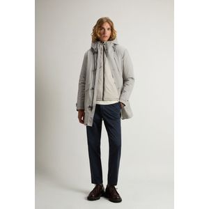 Woolrich heren Weaver 3-in-1 mantel met omkeerbare binnenjas Grey Grootte 3XL