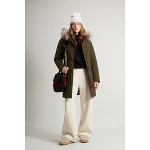 Woolrich dames Modern Vail Parka met afneembare capuchon Groen Grootte L