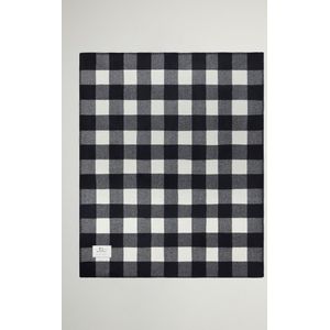 Woolrich unisex Dubbelzijdige Buffalo Check-deken van zuivere wol Multicolor Grootte ONE