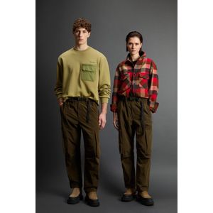 Woolrich unisex Broek van Olmetex katoen- en nylonmix by Todd Snyder Groen Grootte L