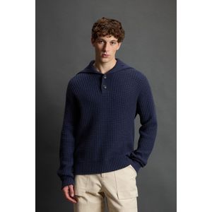 Woolrich heren Trui van scheerwol- en kasjmiermix by Todd Snyder Blauw Grootte L
