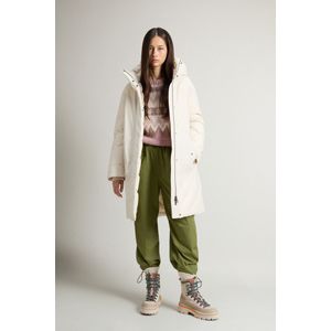 Woolrich Dames Cocoon Parka van Urban Touch Wit Grootte M