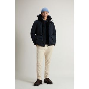 Woolrich heren Arctic Anorak van Ramar Cloth Blauw Grootte 3XL