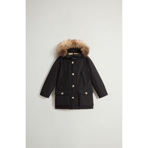 Woolrich Arctic Parka van Ramar Cloth voor jongens met afneembaar bont Zwart Grootte 10