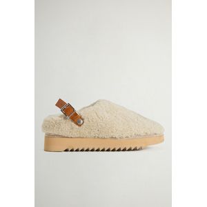 Woolrich dames Klompen van schapenleer Beige Grootte 38