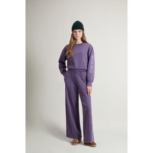 Woolrich Achteraf geverfde broek voor meisjes van sweatstof van puur katoen Lila Grootte 10