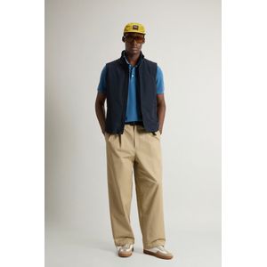 Woolrich heren Gewatteerde Sailing-bodywarmer van tweelaagse stof Blauw Grootte 3XL