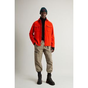 Woolrich Heren Alaskan overhemdjack van wolmix Oranje Grootte L