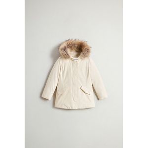Woolrich Arctic Parka voor meisjes met afneembare rand van namaakbont Wit Grootte 10