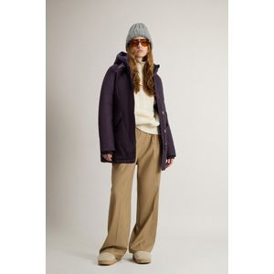 Woolrich dames Arctic Parka in Ramar Cloth Lila Grootte L