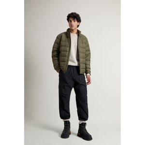 Woolrich Heren Lichtgewicht donsjack van microvezel Groen Grootte 3XL