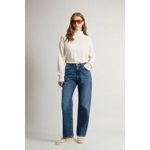 Woolrich dames Broek van puur katoenen denim Blauw Grootte 25