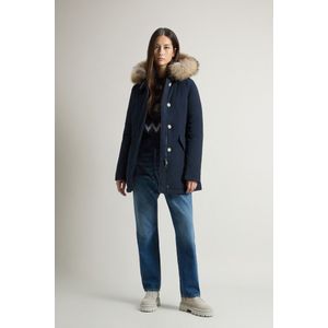 Woolrich dames Arctic Parka van Urban Touch met afneembaar bont Blauw Grootte L