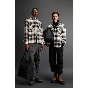 Woolrich unisex Geruit overhemd van flanel van katoenmix by Todd Snyder Multicolor Grootte L