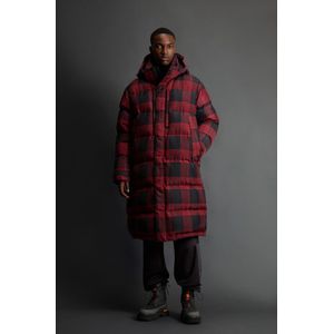 Woolrich heren Gewatteerde Check Parka van Olmetex-nylon by Todd Snyder Multicolor Grootte 3XL