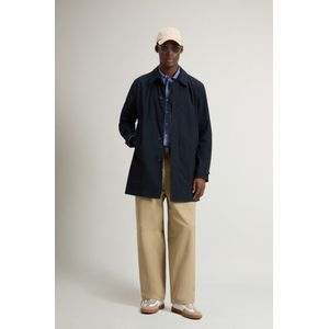 Woolrich Heren New City mantel van Urban Touch Blauw Grootte 3XL
