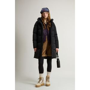 Woolrich dames Lang donsjack Kelly Zwart Grootte L