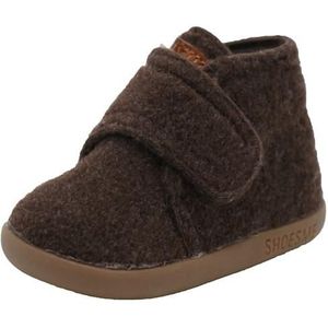 Baby | Babyslofjes | Meisjes, jongens | Dark Brown | Vilt | Shoesme | Maat 21