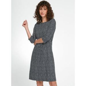 Jersey jurk 3/4-mouwen Van Peter Hahn blauw