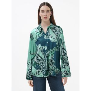 Blouse lange mouwen Van Uta Raasch groen