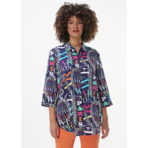 Lange blouse 3/4 mouwen Van Emilia Lay multicolour