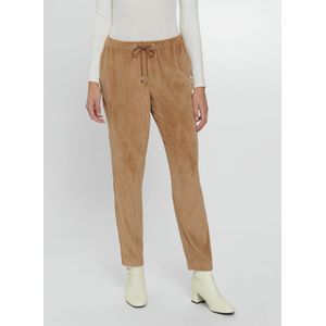 Broek in jogg-pant-stijl pasvorm Barbara Van Peter Hahn bruin