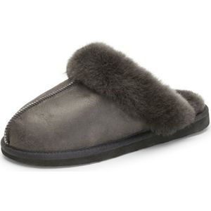 Lammy-pantoffels Jessica Van Shepherd zwart