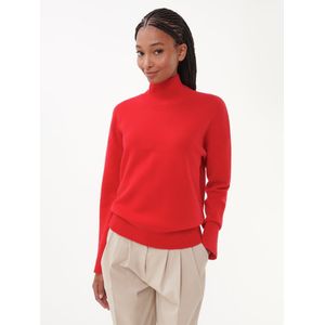 Trui een opstaande kraag Van include rood
