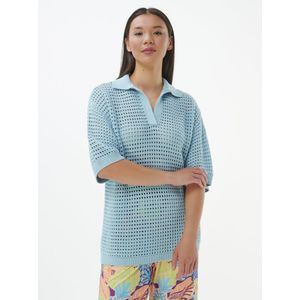 Polo-trui Van Emilia Lay blauw