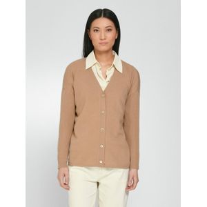 Vest lange mouwen Van include bruin