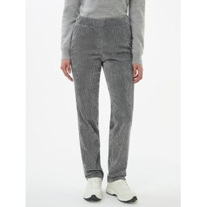 Straight Fit-cordbroek steekzakken Van DAY.LIKE grijs