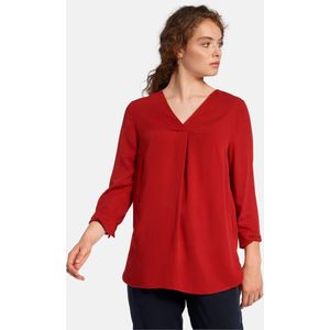 Blouse 3/4-mouwen Van Peter Hahn rood