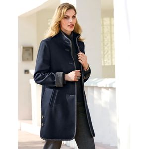 Peter Hahn - Loden Jas - Blauw - Scheerwol en Alpaca