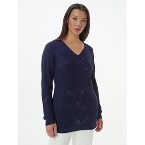 V-trui Van Anna Aura blauw