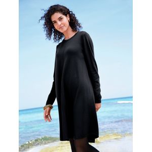 Tricotjurk 100% scheerwol Van Peter Hahn zwart