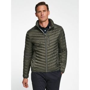 Windwerende en waterafstotende gewatteerde jas Van Louis Sayn groen