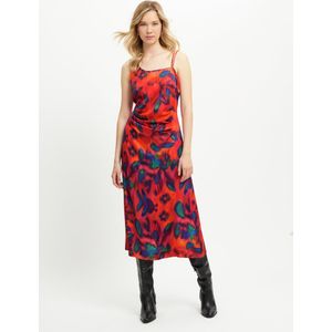 Jurk asymmetrische hals Van TALBOT RUNHOF X PETER HAHN rood