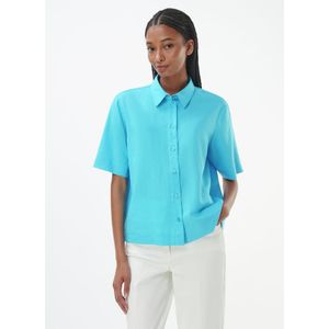 Blouse Van Peter Hahn blauw